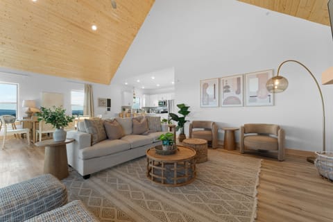 Enjoy an open space area for both dining and living room experience