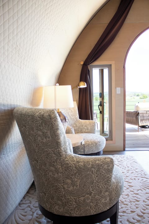 Blue Aster's sitting area