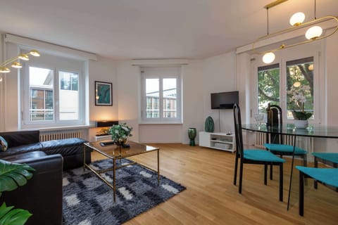 A cozy and spacious living room