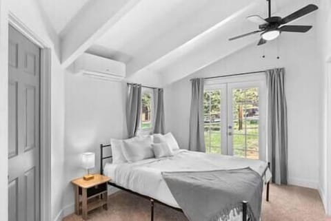 Comfortable bedroom with fresh linens