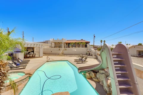 Lake Havasu City Vacation Rental | 4BR | 3BA | Slight Threshold to Enter