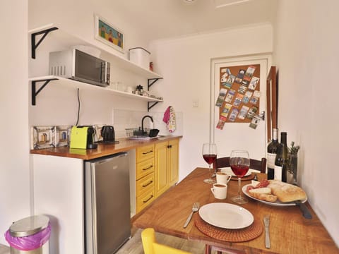 Dining area and kitchenette