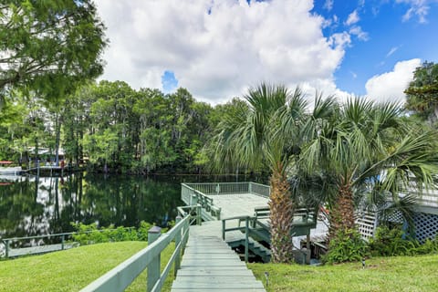 House Exterior | Private Boathouse w/ Dock | River Access