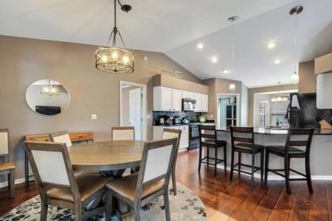 dining area with seating for 9