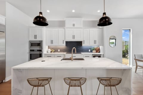 Fully stocked kitchen