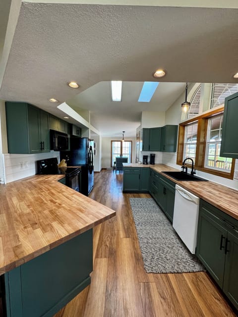 Fully stocked kitchen