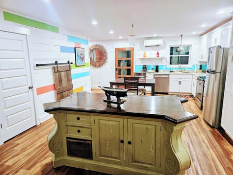 Fully stocked kitchen