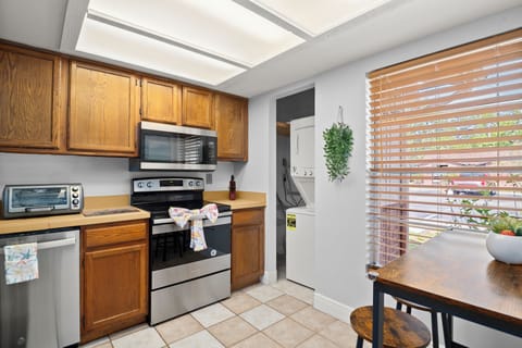 Whip up meals in this fully equipped kitchen 