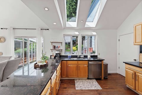 This updated full kitchen is a haven for homecooks.