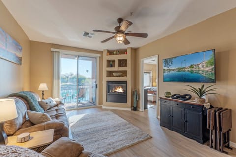 Welcome to SUPERSTITION LAKES REFLECTIONS, our 2 BR 2 BA condo with lake view.