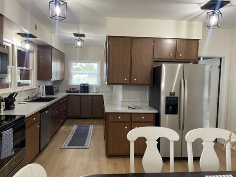 Full Kitchen-view from dining table.