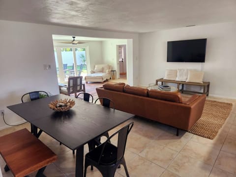 Enjoy board games, a movie, or plenty of room to spread out for both