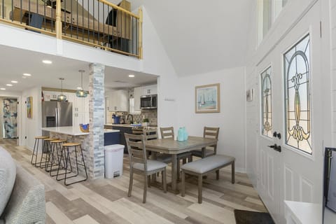 Open to the gaming loft so everyone can enjoy the fun