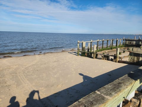 Fisherman's Beach - sit and relax or set up your poles!  