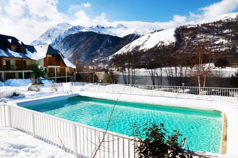 The outdoor pool is heated for your comfort, opening in May.