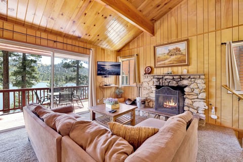 Warm living space with elegant furnishings, rustic accents, and a welcoming hearth that sets a calming mood.