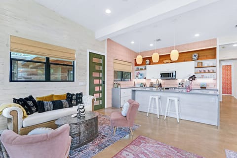 Entrance is into the living room