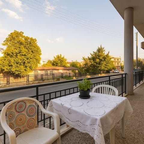 Serene wrap-around balcony