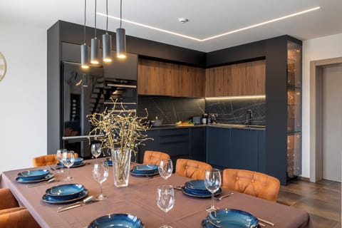 Kitchen and dining area