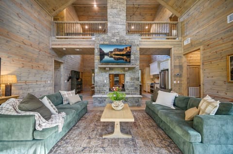 Tons of comfortable seating while watching the game or a movie