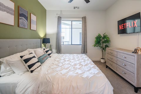 A comfortable place to land—perfect for lazy mornings.