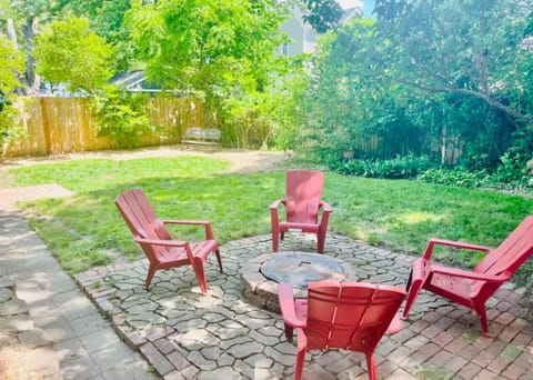Relax and enjoy the outdoors with seating perfect for unwinding. Whether you're reading a book, chatting with friends, or simply soaking in the fresh air, these outdoor seats offer a great spot to enjoy your surroundings.