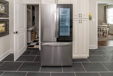 InstaView fridge lets you see inside without opening the door!
