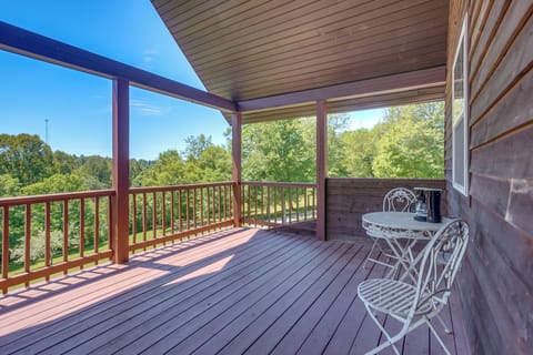 Balcony | Access From Bedroom 1 | Bistro Seating | Drip Coffee Maker