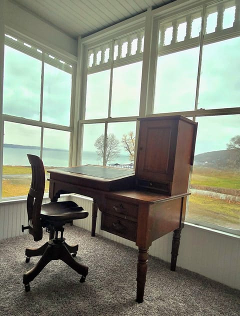 The writing room off of the master bedroom, serves as a great nursery as well.