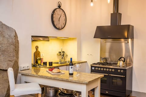 Dining room and kitchen