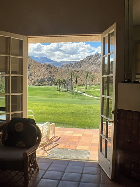 Backyard view - golf course & mountains