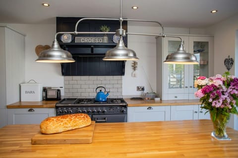 Kitchen will range cooker and extractor hood