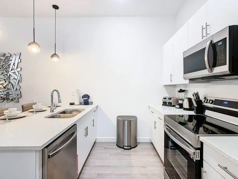 A kitchen fully equipped for culinary adventures and delicious homemade meals.