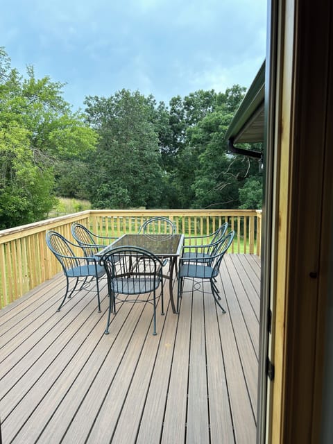 Deck off the kitchen