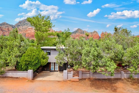 Our Sedona vacation home rental in front of famous Red Rocks awaits your visit!