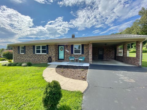 Front of Home with Carport
