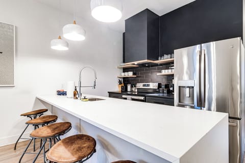 Well-appointed kitchen.