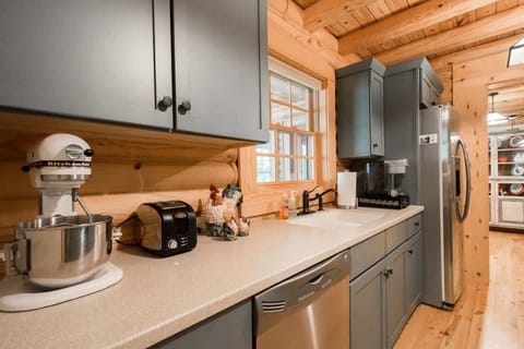 Kitchen is stocked with the essentials