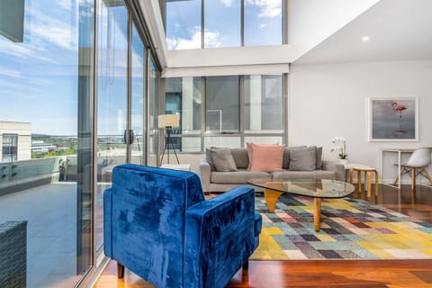 Experience breathtaking views from our top-floor apartment. Enjoy panoramic vistas of the city right from your window, creating a perfect backdrop for your stay.