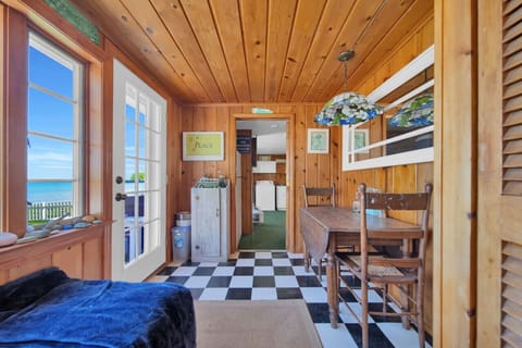 Walk way from the kitchen to the garage and an extra exit