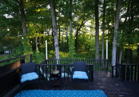 Upper Patio off dining room.