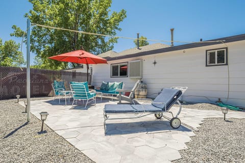 The perfect setting for outdoor dining and summer nights.