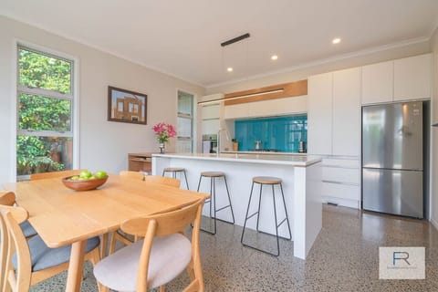 Dining area with Well-appointed kitchen