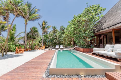 Outdoor Pool Side view