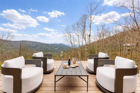 Take in breathtaking views from the upper deck through French doors from the living room