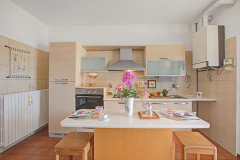 Kitchen and dining area