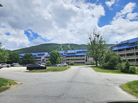 Condo on left of building