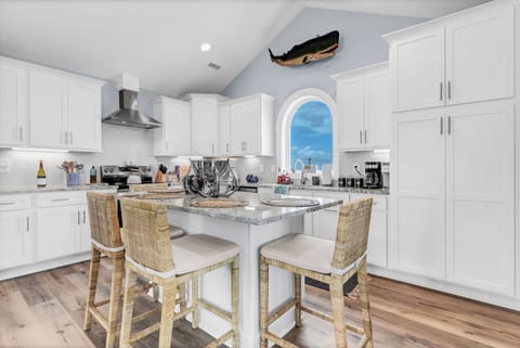 Prepare your meals and snacks in the fully stocked kitchen