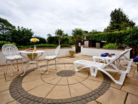 Patio | Protea Garden Apartment - Protea, Torquay