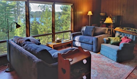 Beautiful lake views from living room